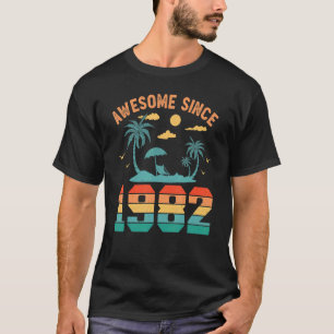 Camiseta Increíble desde 1982 Vintage 1982 40th Birthday 40