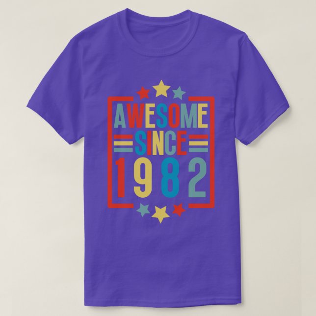 Camiseta Increíble desde 1983 (Diseño del anverso)