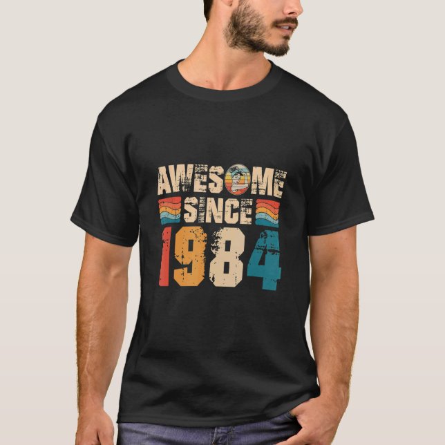 Camiseta Increíble desde 1984: 38 años retro (Anverso)