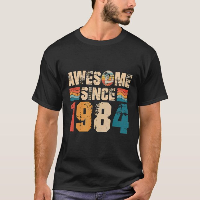 Camiseta Increíble desde 1984: 38 años retro (Anverso)