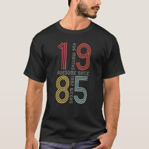 Camiseta Increíble desde 1985 38º cumpleaños 38 años de eda