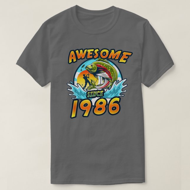 Camiseta Increíble desde 1986  (Diseño del anverso)