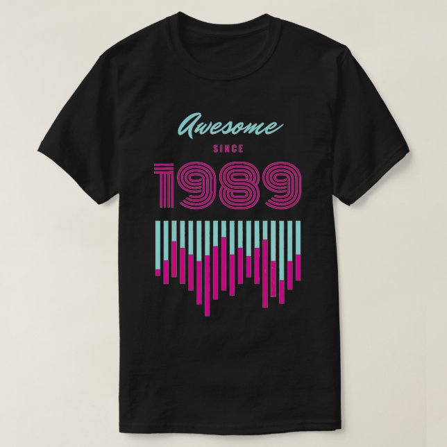 Camiseta Increíble desde 1989 (Diseño del anverso)