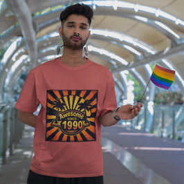 Camiseta Increíble desde 1990 retro Palms