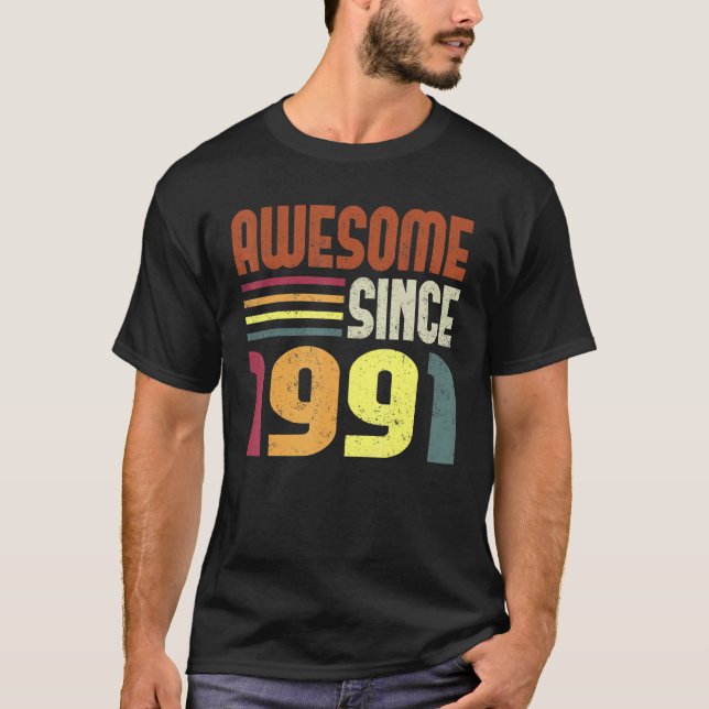 Camiseta Increíble desde 1991 32ª cosecha retro (Anverso)