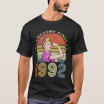 Camiseta Increíble desde 1992 Vintage 1992 30th Birthday 30<br><div class="desc">Impresionante desde 1992 Vintage 1992 30th Birthday 30 Years Old 3.</div>