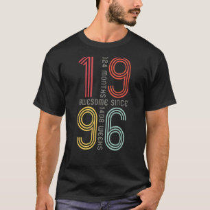 Camiseta Increíble desde 1996 27º cumpleaños 27 años de eda