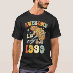 Camiseta Increíble desde 1999 24º cumpleaños Retro Groovy T
