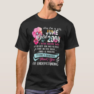Camiseta Increíble desde 2004, 18º cumpleaños, soy Chica 2