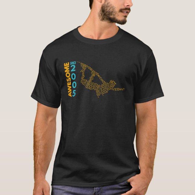 Camiseta Increíble desde 2005 Wakeboard Lifestyle 1 (Anverso)
