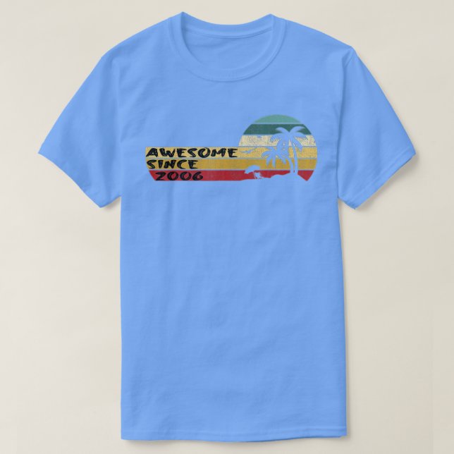 Camiseta Increíble desde 2006, 16º cumpleaños (Diseño del anverso)