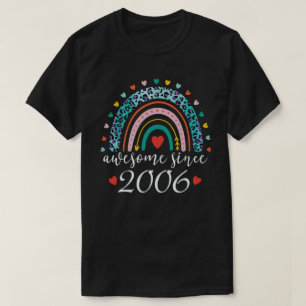 Camiseta Increíble desde 2006 regalo de cumpleaños 16 del a