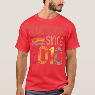 Camiseta Increíble desde 2010, 12º cumpleaños, retro lindo