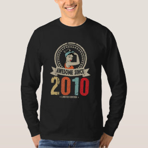 Camiseta Increíble desde 2010 Vintage 12nd Birthday Party 1