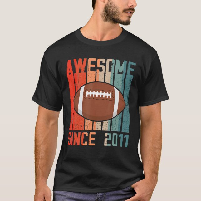 Camiseta Increíble desde 2011, 11º cumpleaños, 11 años de e (Anverso)