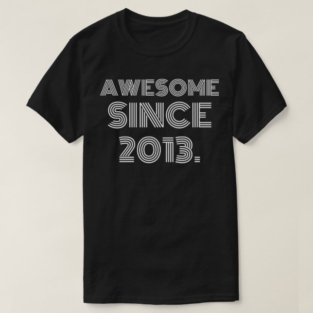 Camiseta Increíble desde 2013 (Diseño del anverso)