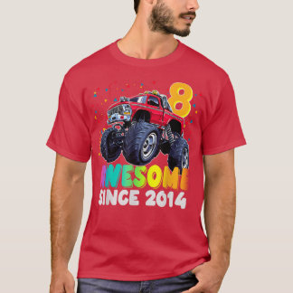 Camiseta Increíble desde 2014 8º Camión Monstruo de Nacimie