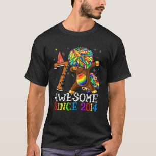 Camiseta Increíble Desde 2014 Dabbing Unicorn, Séptima Bl