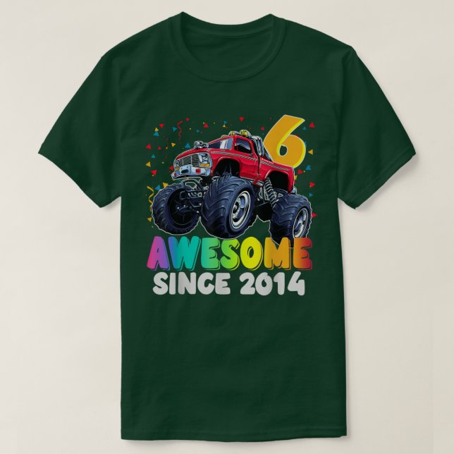 Camiseta Increíble desde 2016: Camión Monstruo de Nacimient (Diseño del anverso)