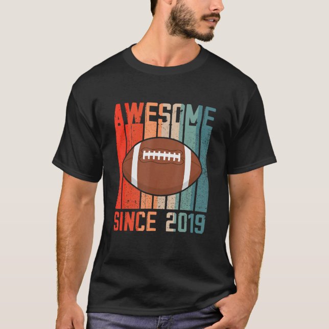 Camiseta Increíble desde 2019 3º cumpleaños estadio de fútb (Anverso)