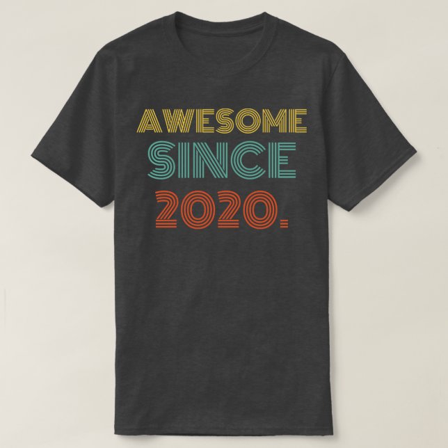 Camiseta Increíble desde 2020 (Diseño del anverso)