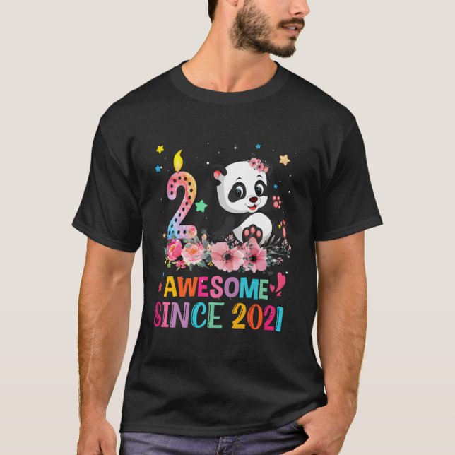Camiseta Increíble Desde 2021 2.ª Panda Unicorn (Anverso)