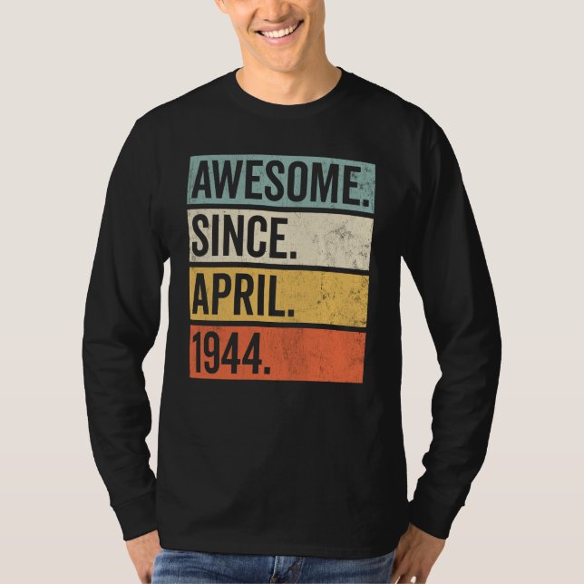 Camiseta Increíble desde abril de 1944 (Anverso)