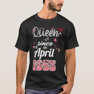 Camiseta Increíble desde abril de 1955 flores 1955 Abril Na
