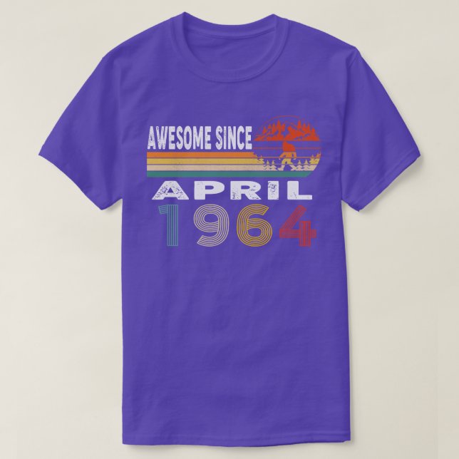 Camiseta Increíble desde abril de 1964 (Diseño del anverso)