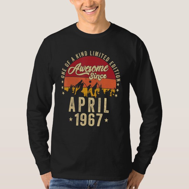 Camiseta Increíble desde abril de 1967: 55º cumpleaños (Anverso)
