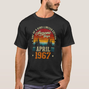 Camiseta Increíble desde abril de 1967: 55º cumpleaños