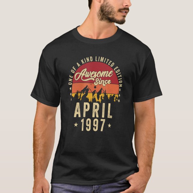 Camiseta Increíble desde abril de 1997, cumpleaños veintici (Anverso)
