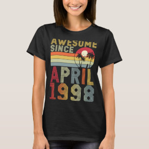 Camiseta Increíble desde abril de 1998 25º cumpleaños 25 añ
