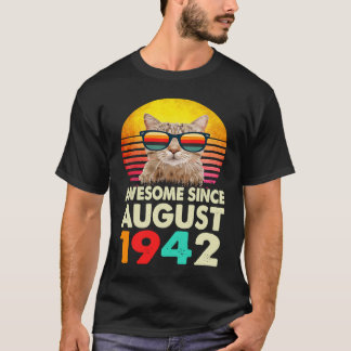 Camiseta Increíble desde agosto de 1942: Gato de cumpleaños