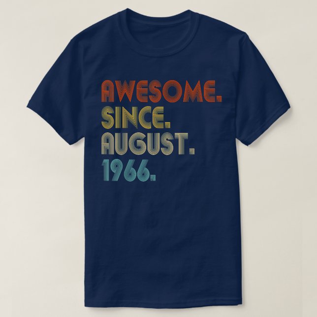 Camiseta Increíble desde agosto de 1966: 56º cumpleaños (Diseño del anverso)