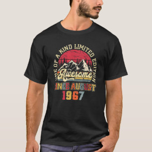Camiseta Increíble desde agosto de 1967 55º cumpleaños 55 a
