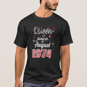 Camiseta Increíble desde agosto de 1974, las flores de 1974