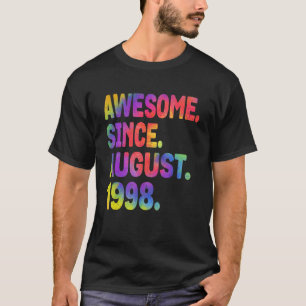 Camiseta Increíble desde agosto de 1998 25 años de edad 25