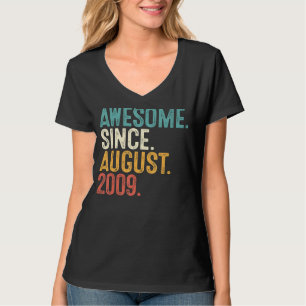 Camiseta Increíble desde agosto de 2009 13th Bday de 13 año