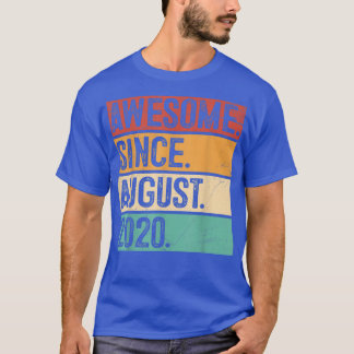 Camiseta Increíble desde agosto de 2020, regalo de cumpleañ