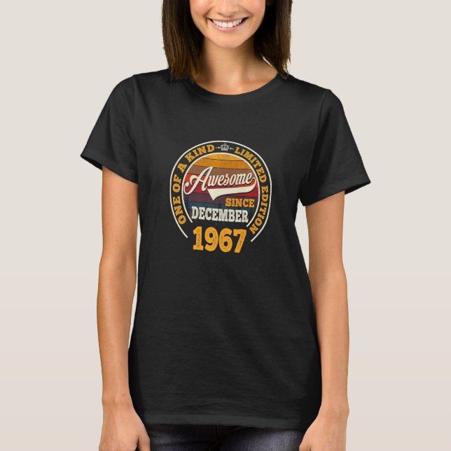 Camiseta Increíble desde diciembre de 1967 55º cumpleaños 5 (Anverso)