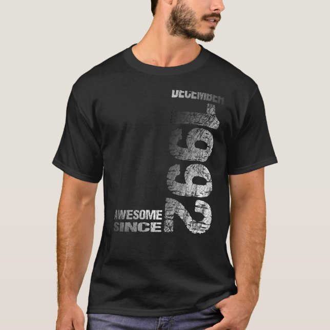 Camiseta Increíble desde diciembre de 1992 31º cumpleaños n (Anverso)