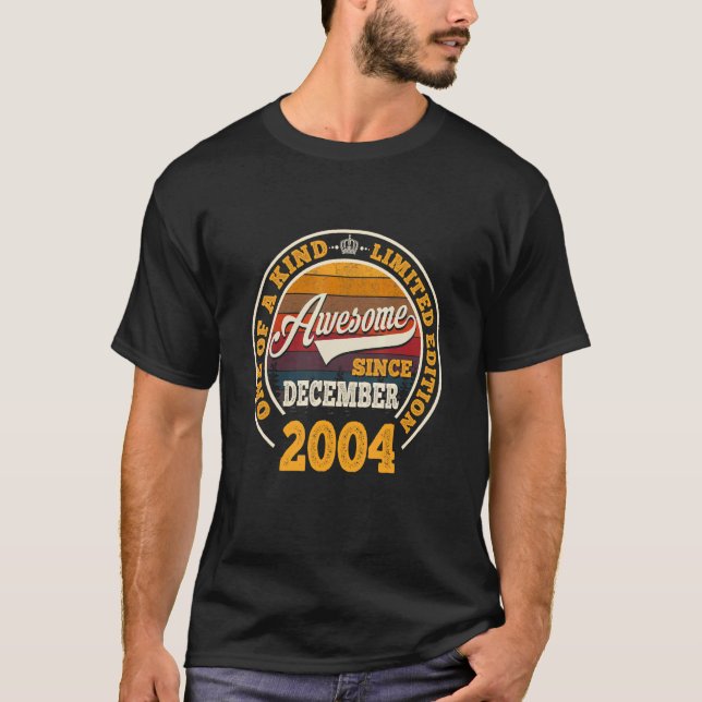 Camiseta Increíble desde diciembre de 2004 18º cumpleaños 1 (Anverso)