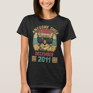 Camiseta Increíble desde diciembre de 2011: 11º gato por cu