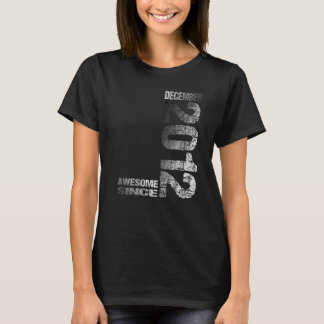 Camiseta Increíble desde diciembre de 2012 Nacido en el 11º