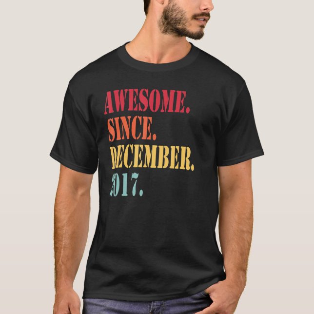 Camiseta Increíble desde diciembre de 2017 para el quinto B (Anverso)