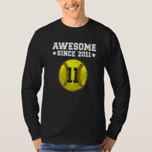 Camiseta Increíble desde el 11º cumpleaños del Softball en 