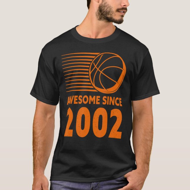 Camiseta Increíble desde el 2002 cumpleaños del baloncesto (Anverso)