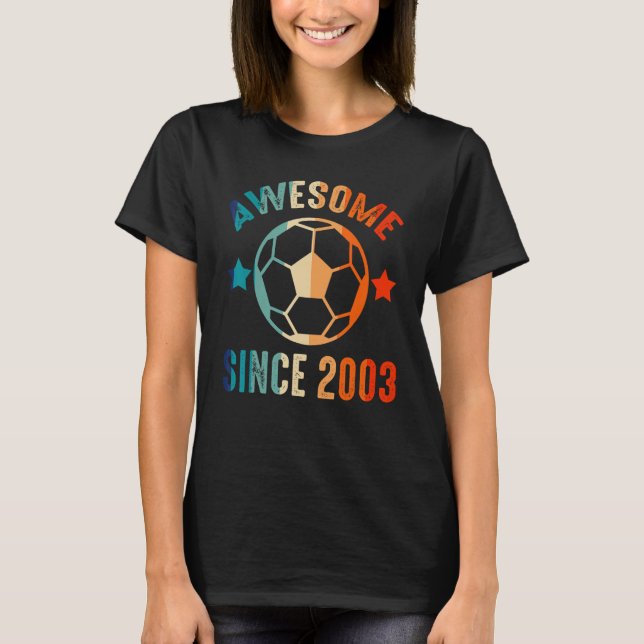 Camiseta Increíble desde el 2003 en la brigada de cumpleaño (Anverso)