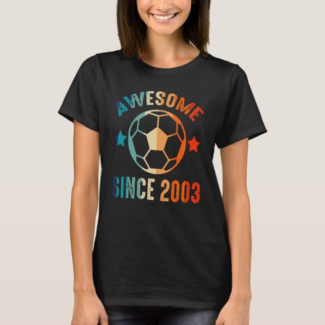 Camiseta Increíble desde el 2003 en la brigada de cumpleaño (Anverso)